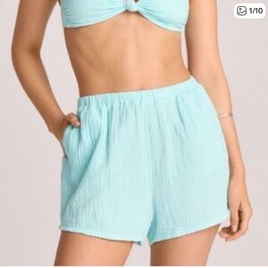 Vitamin A Aqua High Waist Women's Shorts